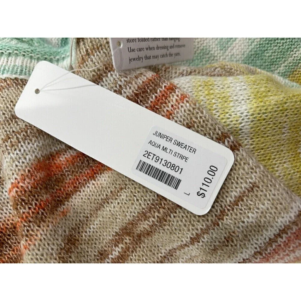 Soft Surroundings Women's Size L Open Front Long Duster Cardigan Juniper Sweater